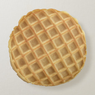 Rundes Waffel-Kissen Kissen