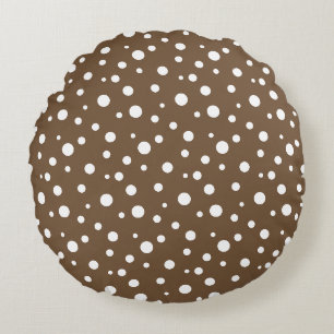 Rundes Wurfkissen-Polka-Punkte Kissen