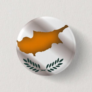 Rundes Zypern Button