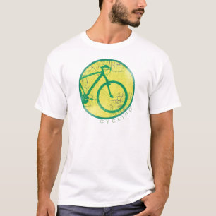 Rundfahrradgrün T-Shirt