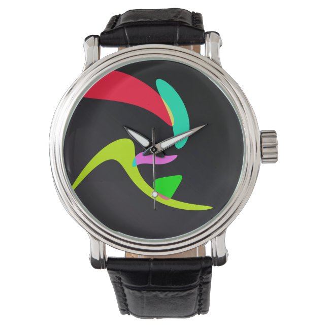 Rundformen Armbanduhr (Vorderseite)