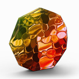 Rundformen, die von rot zu grün übergehen fotoblock