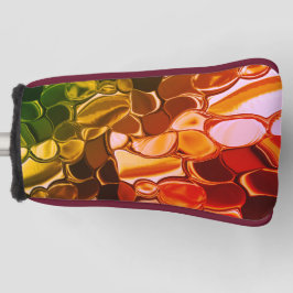 Rundformen, die von rot zu grün übergehen golf headcover