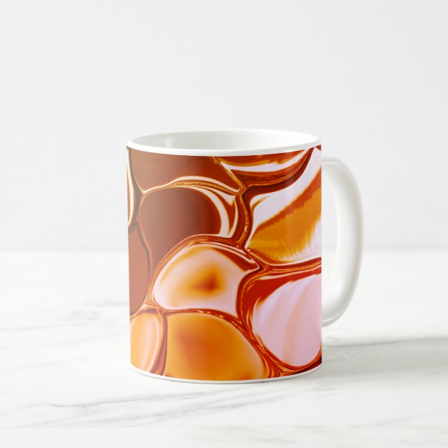 Rundformen, die von rot zu grün übergehen kaffeetasse (VorderseiteRechts)
