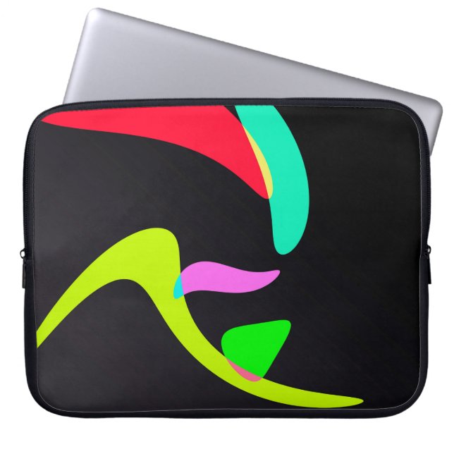 Rundformen Laptopschutzhülle (Vorderseite)