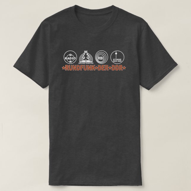 RUNDFUNK DER DDR T-Shirt (Design vorne)