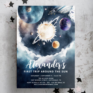 Rundgang durch den Sonnenseewald Junge 1. Geburtst Einladung