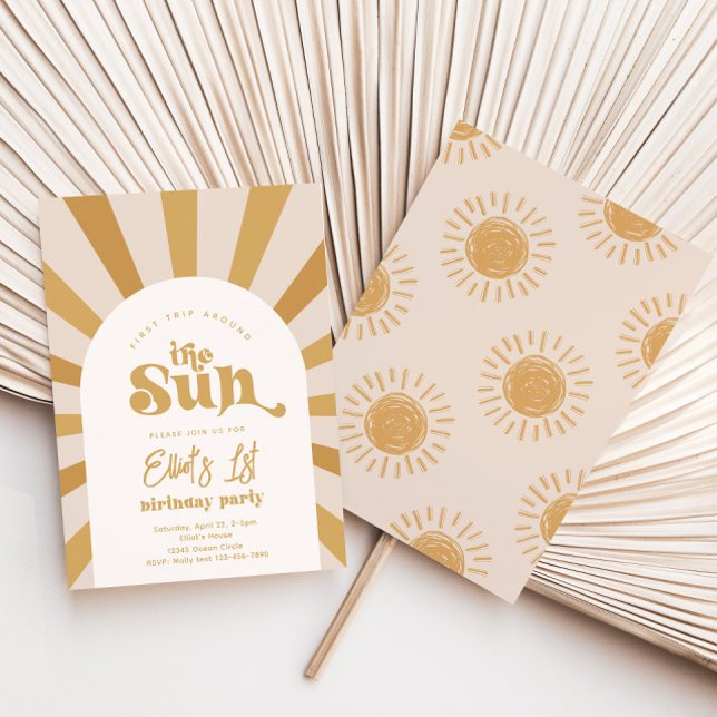 Rundgang durch die Sonne | Girl Sun Invite Einladung (Von Creator hochgeladen)