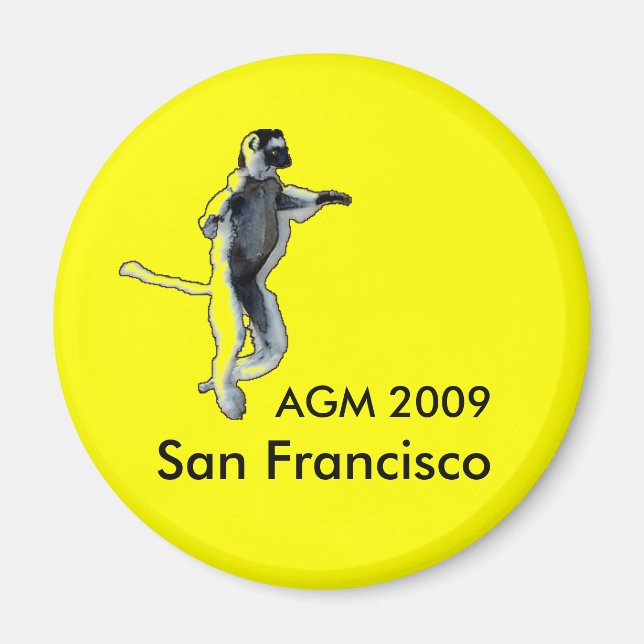 Rundgelbes Magnet (Vorne)