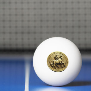 Rundgoldmünze, Tischtennisball