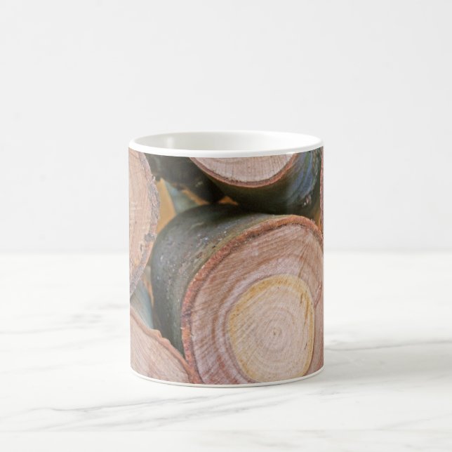 Rundholz Kaffeetasse (Mittel)