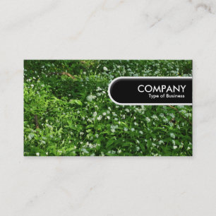 Rundkante Tag - Blume aus Holz