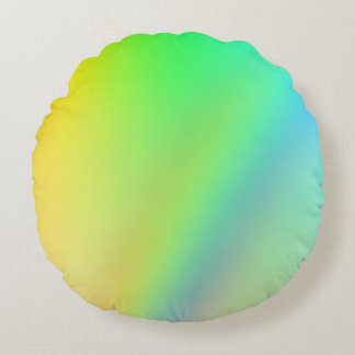 Rundkissen - Regenbogendesign Rundes Kissen