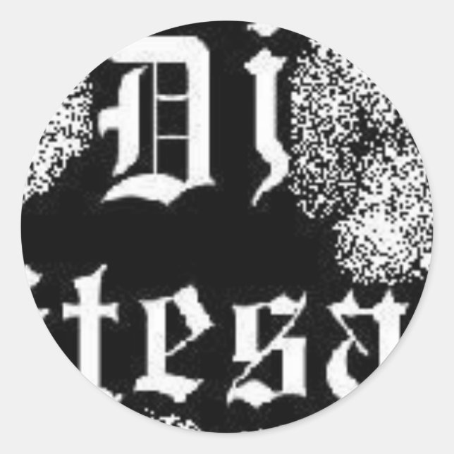 Rundkleber - Maßgeschneiderte Runder Aufkleber (Vorderseite)