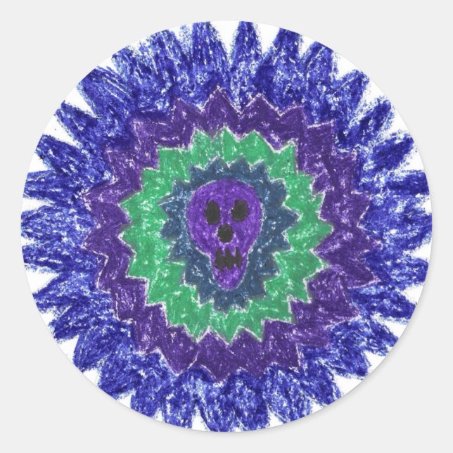 Rundkleber Runder Aufkleber (Vorderseite)