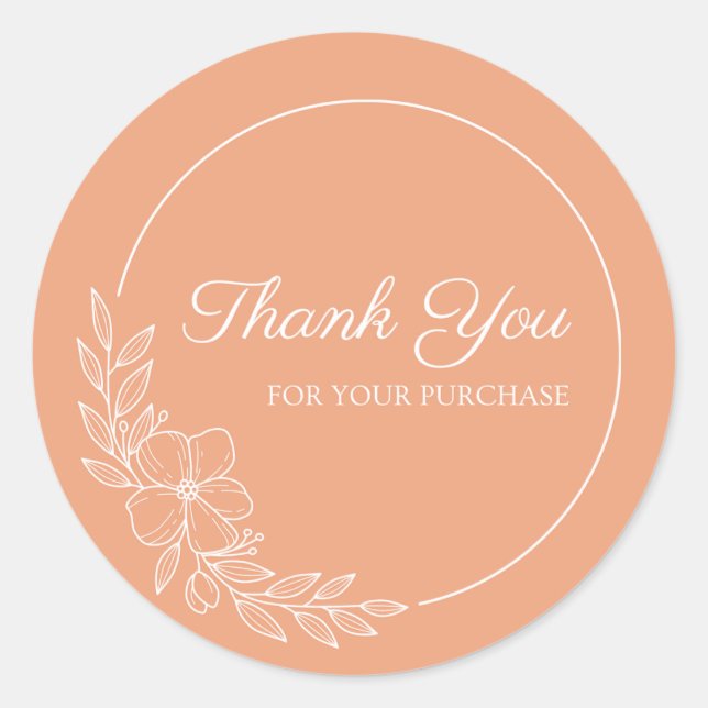 Rundkleber Runder Aufkleber (Vorderseite)