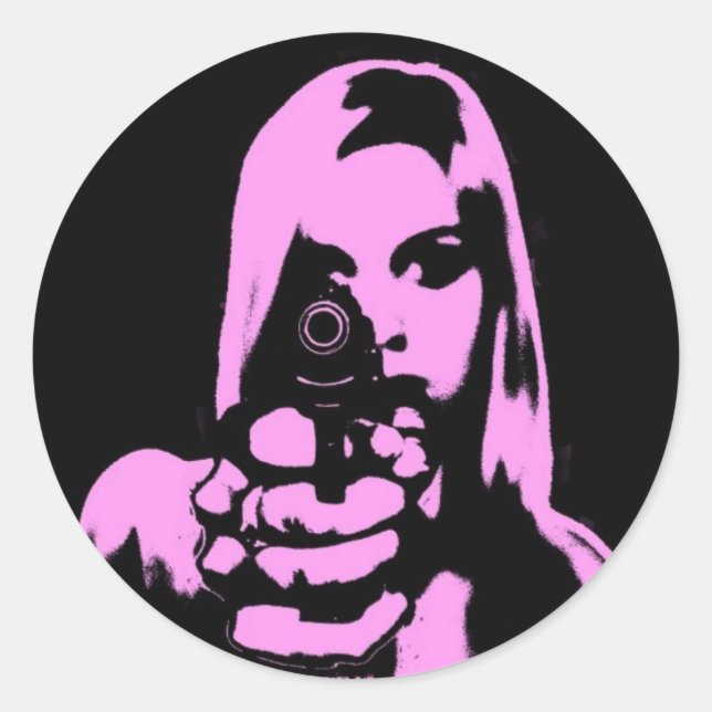 Rundkleber Runder Aufkleber (Vorderseite)