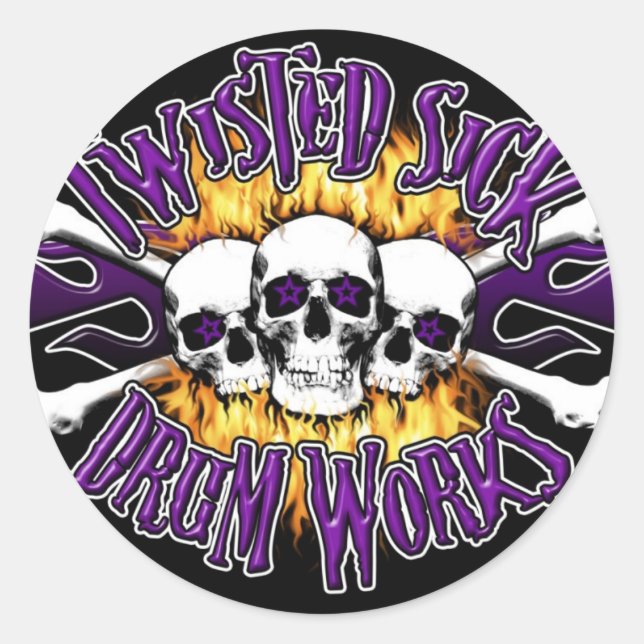 Rundkleber Runder Aufkleber (Vorderseite)