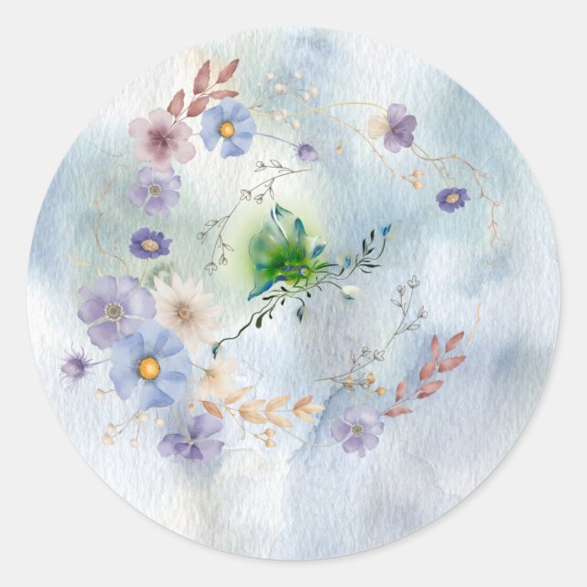 Rundkleber Runder Aufkleber (Vorderseite)