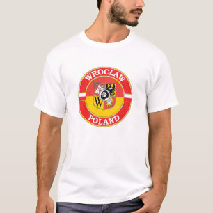 RundkreisEmblem Wroclaw Polska T-Shirt