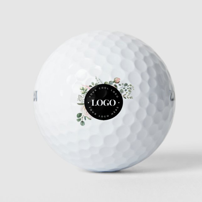 Rundkreislauf-Logo für Unternehmen Golfball (Vorderseite)