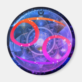 Rundmagnet- Krebs Zodiac-Zeichen Magnet