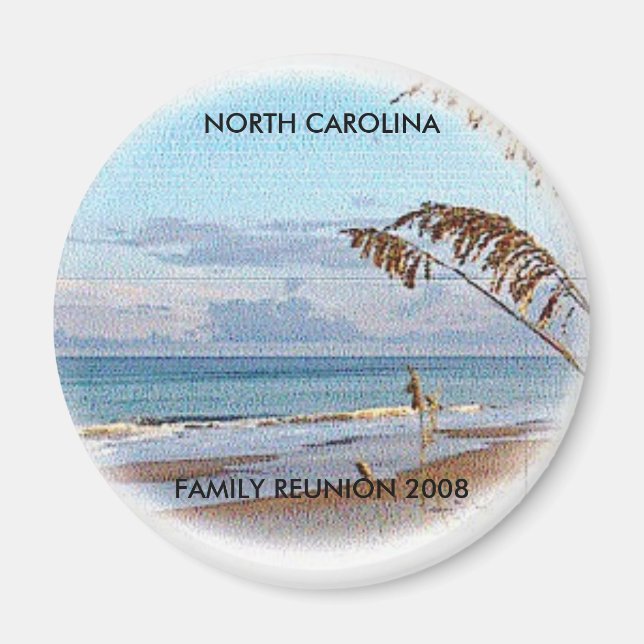 Rundmagnet "TOPSAIL ISLAND" Magnet (Vorne)