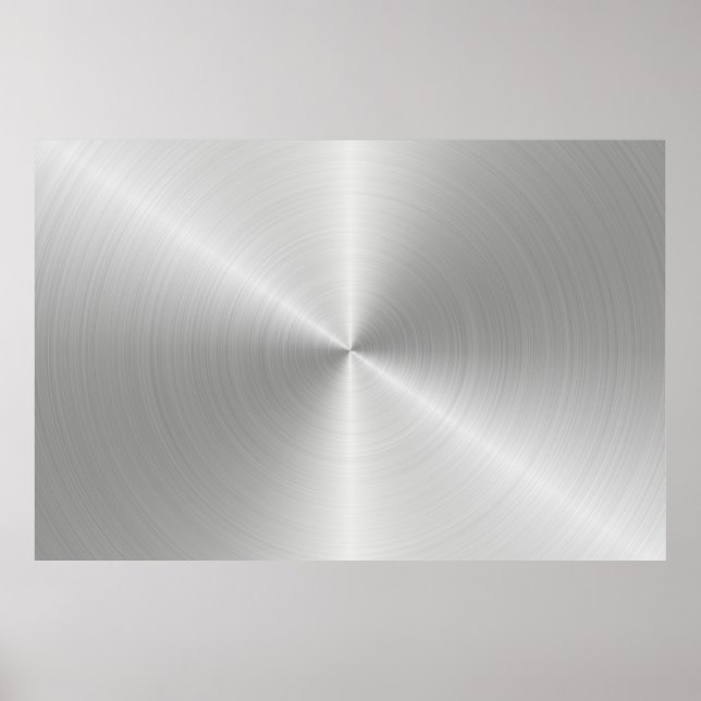 Rundplatten aus Eisen Poster (Vorne)