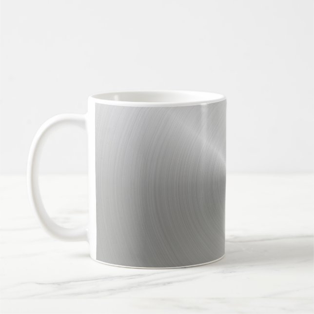 Rundplatten aus Metall Kaffeetasse (Links)