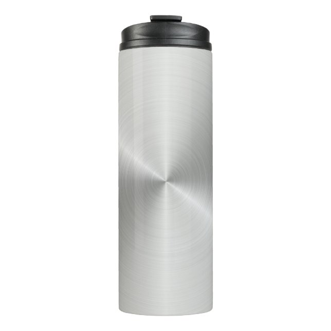 Rundplatten aus Metall Thermosbecher (Vorderseite)