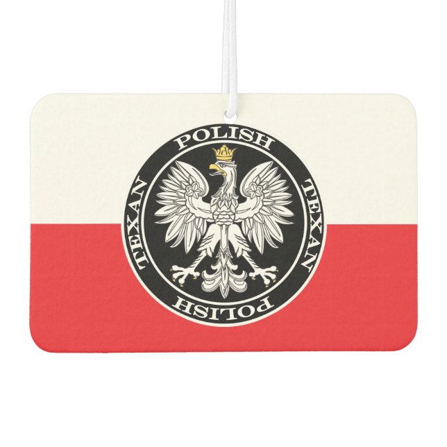 Rundpolnischer Adler Autolufterfrischer (Vorderseite)