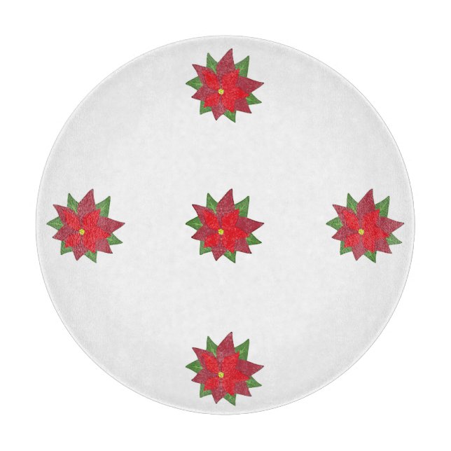 Rundschnitt für Weihnachtskuchen Schneidebrett (Vorderseite)