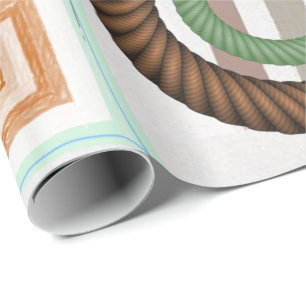 Rundschreiben für glänzende Wrapping Geschenkpapier