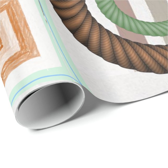 Rundschreiben für glänzende Wrapping Geschenkpapier (Rolleneckpunkt)