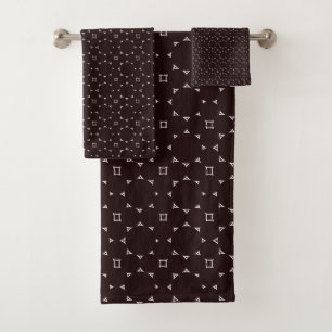 Rundsteine Braun/W Dekor-Soft Moderne Handtücher