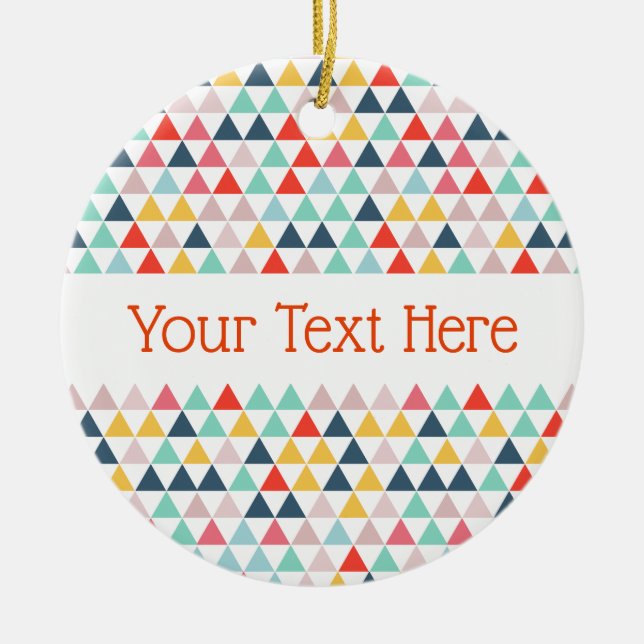 Rundstriche Keramik Ornament (Vorne)