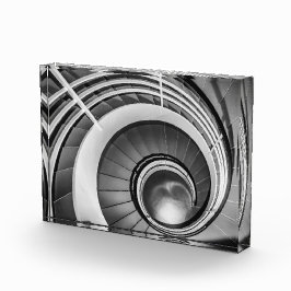 Rundtreppe BW Fotoblock