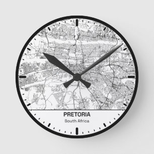 Runduhren Pretoria Uhr City Line Art