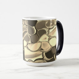 Rundungen in Bronze oder Beige, glänzend Verwandlungstasse