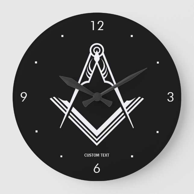 Rundwangen-Wanduhren | Einzigartige Geschenke der  Große Wanduhr (Vorderseite)