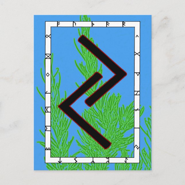 Rune Jera - Ernte Postkarte (Vorderseite)