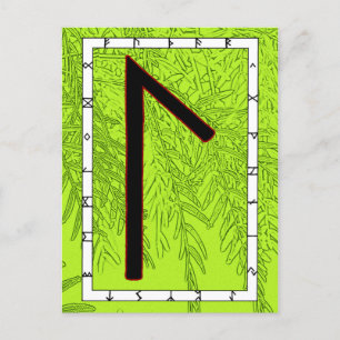 Rune Laguz - LIFE! Postkarte