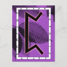 Rune Perthro - Karma Postcard Postkarte