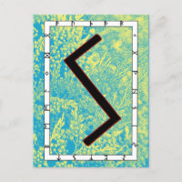 Rune Sowilo - Succès ! Carte postale