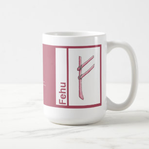 Rune-Tasse:: Fehu Kaffeetasse