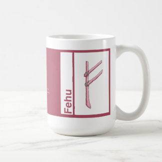 Rune-Tasse:: Fehu Kaffeetasse