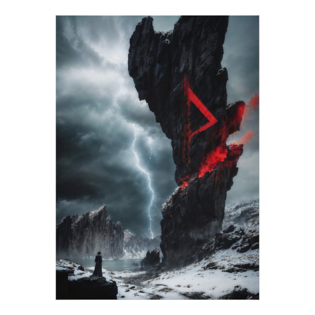 Rune Thurisaz Fotodruck (Vorne)