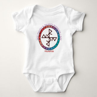 #RuneKids Safe Travels & Balance Baby Bodysuit Strampler