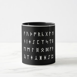 Runen Alphabet [Futhorc] Tasse