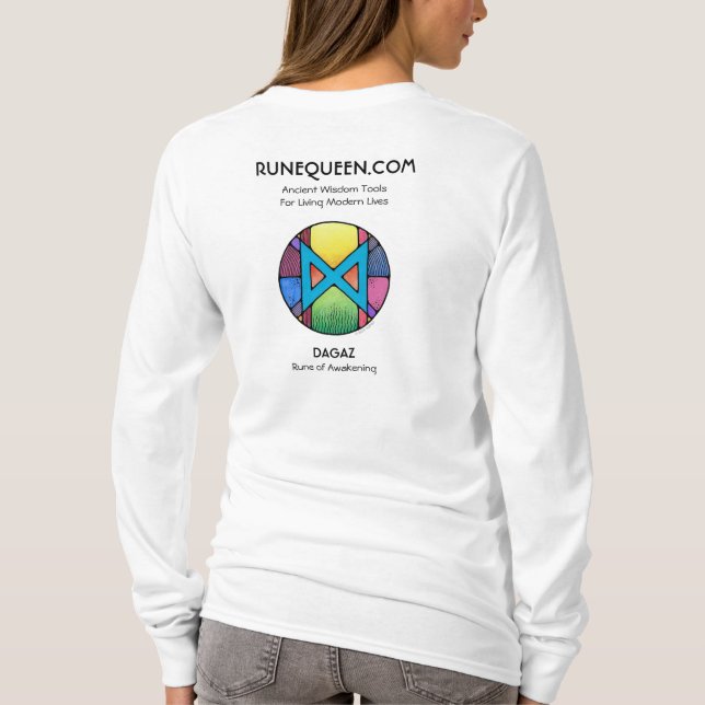 RuneQueen Dagaz - Awakening T-Shirt (Rückseite)